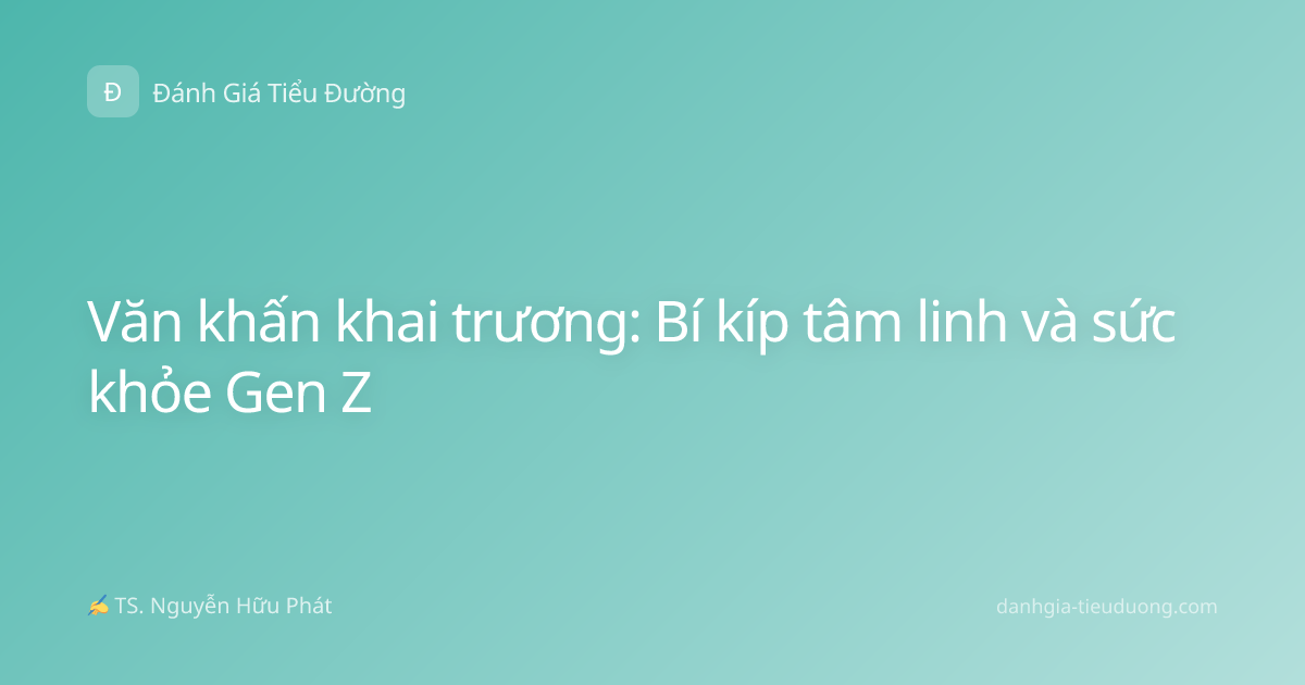 Văn khấn khai trương: Bí kíp tâm linh và sức khỏe Gen Z